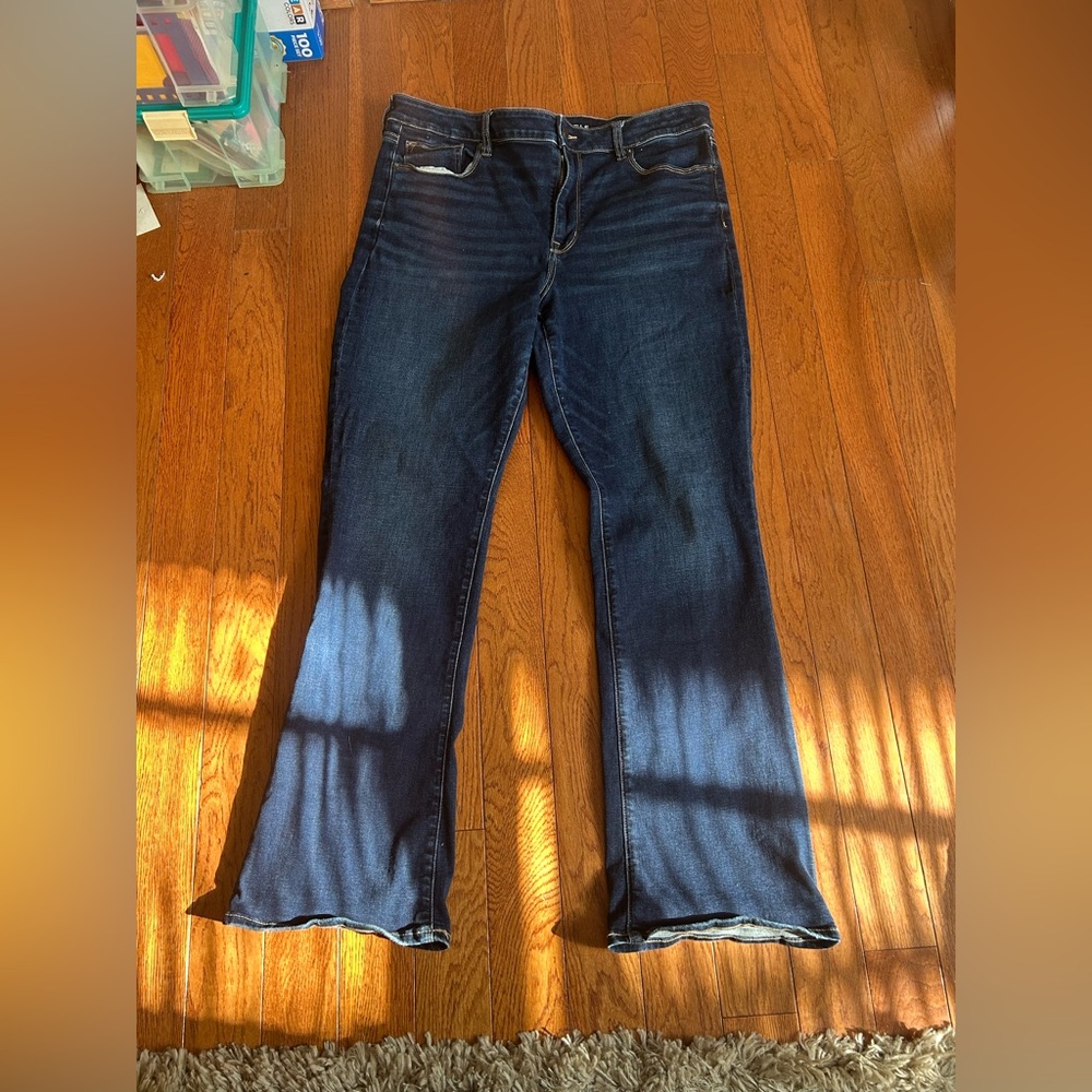 American Eagle Outfitters Dark Blue Flare Jeans